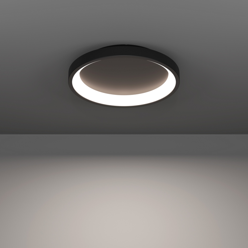 Eglo - LED RGBW dimmbare Deckenleuchte LED/19,6W/230V 2700-6500K Ø 35 cm schwarz