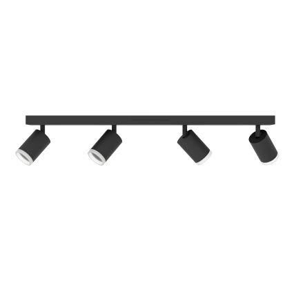 Eglo - LED RGBW dimmbarer Einbaustrahler 4xLED/3,7W/230V 2700-6500K schwarz