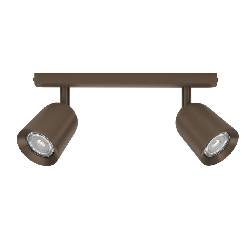 Eglo - Spotleuchte 2xGU10/10W/230V bronzefarben