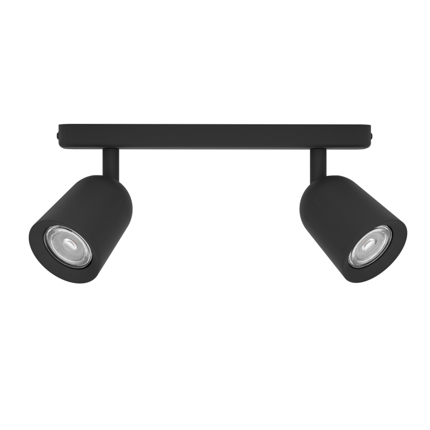Eglo - Spotleuchte 2xGU10/10W/230V schwarz