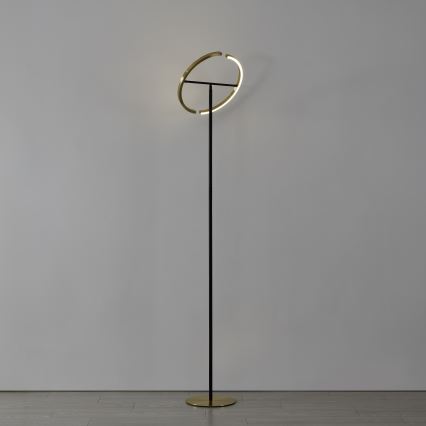 Eglo - dimmbare LED-Stehleuchte 2xLED/8,8W/230V gold/schwarz