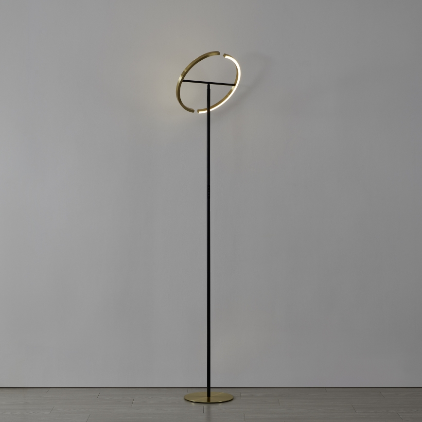 Eglo - dimmbare LED-Stehleuchte 2xLED/8,8W/230V gold/schwarz