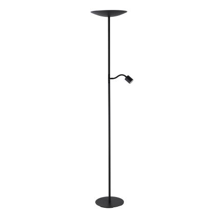 Eglo - Dimmbare LED-Stehleuchte LED/26,5W/230V + LED/4W schwarz