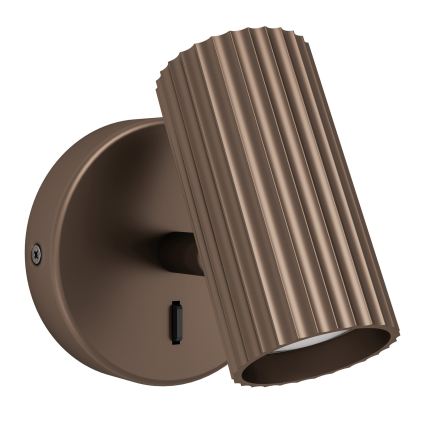 Eglo - Wandspot 1xGU10/5W/230V braun