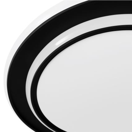 Eglo - LED-Deckenleuchte LED/24W/230V Ø 40 cm schwarz