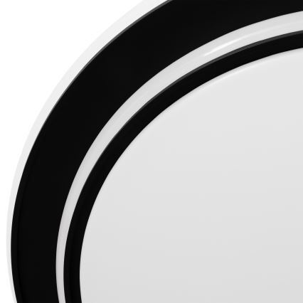 Eglo - LED-Deckenleuchte LED/36W/230V Ø 49 cm schwarz