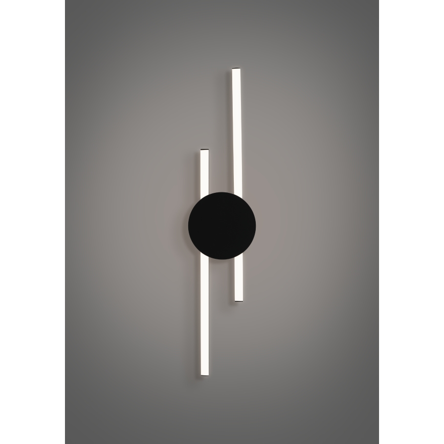 Eglo - LED Wandleuchte LED/20W/230V + LED/0,91W schwarz