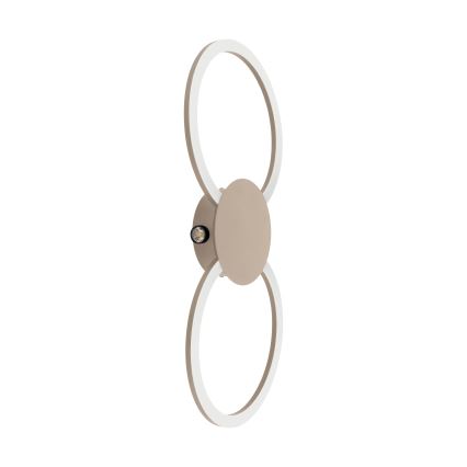 Eglo - LED-Wandleuchte LED/20W/230V + LED/0,91W beige