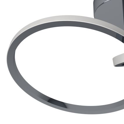 Eglo - LED-Deckenleuchte LED/12W/230V 2700/4000/6500K glänzender Chrom