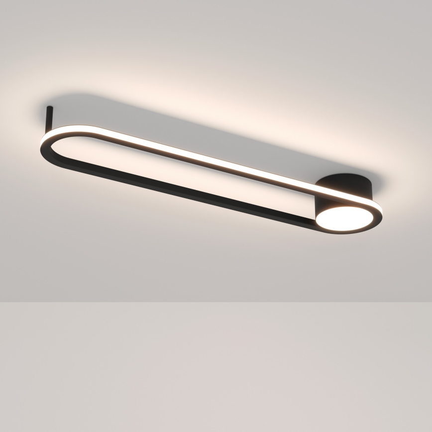 Eglo - LED-Deckenleuchte LED/24W/230V 2700/4000/6500K schwarz