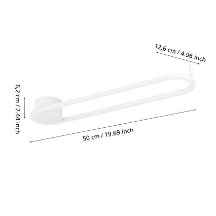 Eglo - LED Deckenleuchte LED/24W/230V 2700/4000/6500K weiß