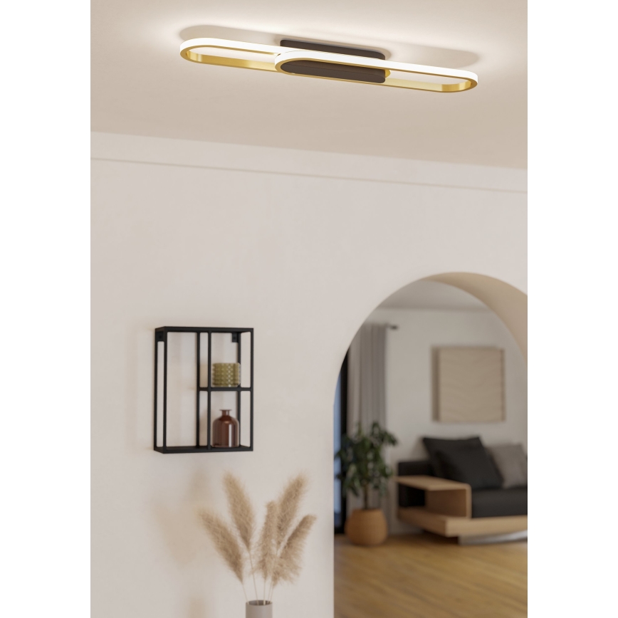 Eglo - LED-Deckenleuchte LED/20W/230V 2700/4000/6500K goldfarben