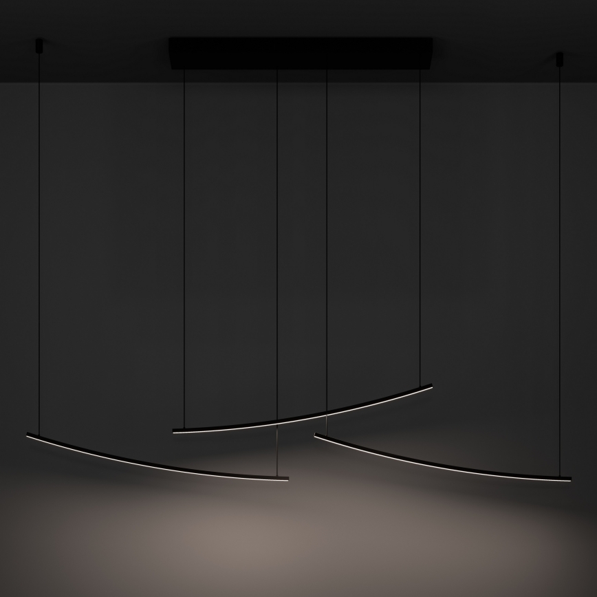 Eglo - LED dimmbare Pendelleuchte an Kabel LED/22W/230V 2700/4000/6500K schwarz