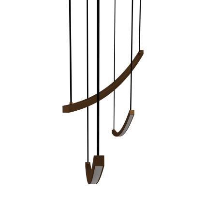 Eglo  - LED-dimmbare Pendelleuchte an Stahlseil LED/22W/230V 2700/4000/6500K goldfarben