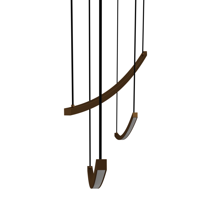 Eglo  - LED-dimmbare Pendelleuchte an Stahlseil LED/22W/230V 2700/4000/6500K goldfarben