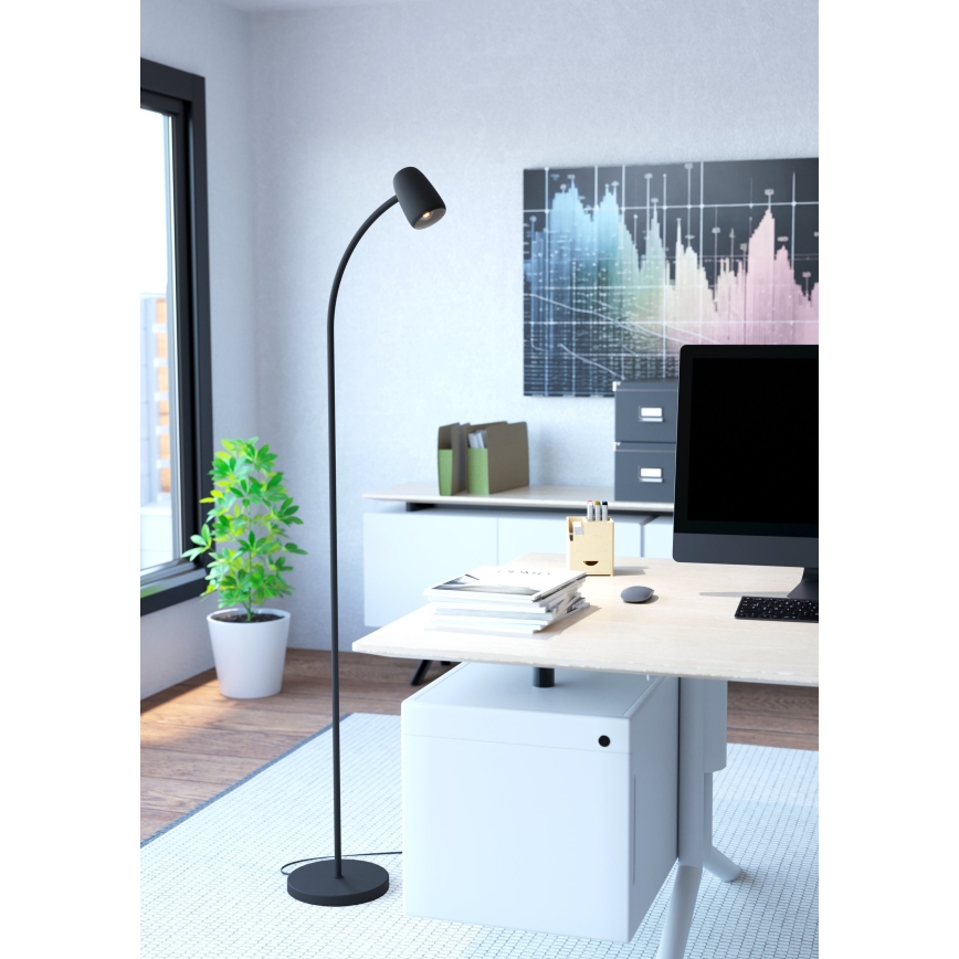 Eglo - Stehleuchte 1xE14/18W/230V schwarz