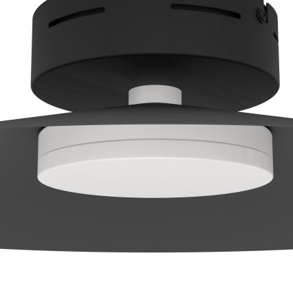 Eglo - LED RGBW dimmbare Deckenleuchte LED/15,5W/230V 2700-6500K pr. 45 cm schwarz