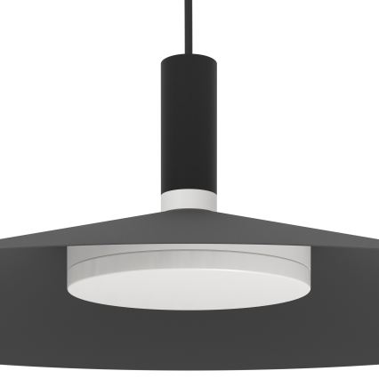 Eglo - LED RGBW dimmbare Pendelleuchte mit Kabelaufhängung LED/15,5W/230V 2700-6500K schwarz