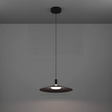 Eglo - LED RGBW dimmbare Pendelleuchte mit Kabelaufhängung LED/15,5W/230V 2700-6500K schwarz