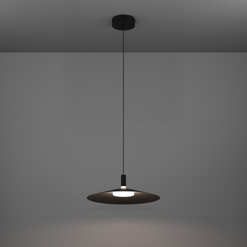 Eglo - LED RGBW dimmbare Pendelleuchte mit Kabelaufhängung LED/15,5W/230V 2700-6500K schwarz