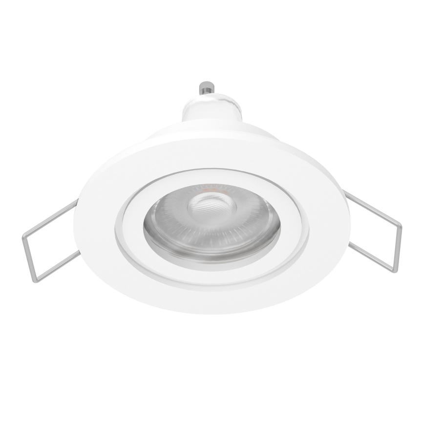 Eglo - LED-Einbaustrahler für Badezimmer, 1×GU10/4,5 W/230 V, IP44, weiß