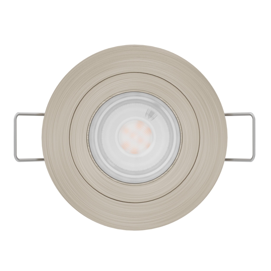 Eglo - LED-Einbaustrahler 1xGU10/4,5W/230V mattchrom