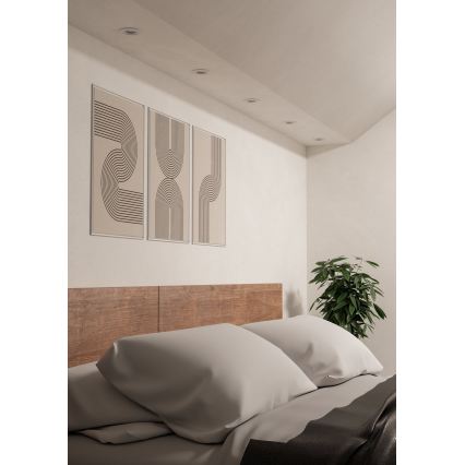 Eglo - Set 3x LED-Einbaustrahler LED/4,8W/230V 2700/4000/6500K weiß