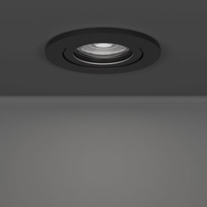 Eglo - 3er-Set LED-Einbaustrahler, 4,8 W, 230 V, 2700/4000/6500 K, schwarz