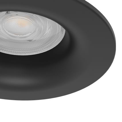 Eglo - LED-Badezimmer-Einbauleuchte LED/4,9W/230V 2700/4000/6500K Ø 8,8 cm IP65 schwarz
