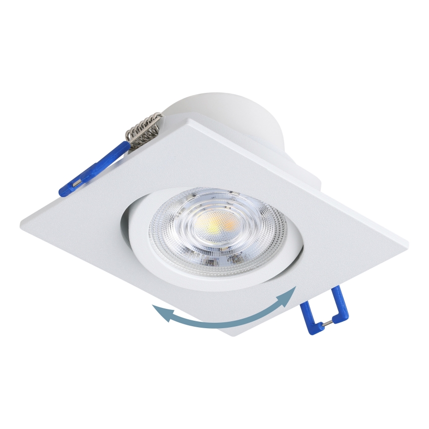 Eglo - 3er-Set dimmbare LED-Einbauleuchten LED/4,8W/230V 8,8x8,8 cm weiß