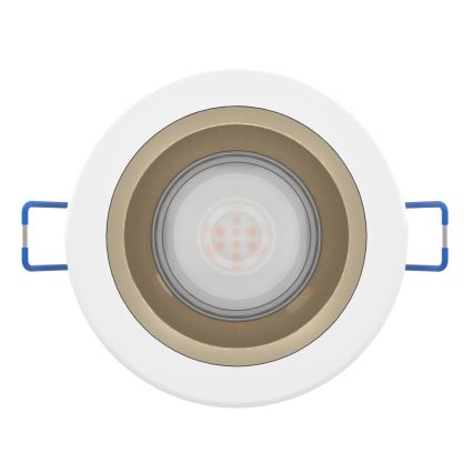 Eglo - Dimmbare LED-Deckeneinbauleuchte für Badezimmer LED/4,8W/230V 2700/4000/6500K IP44 weiß/gold