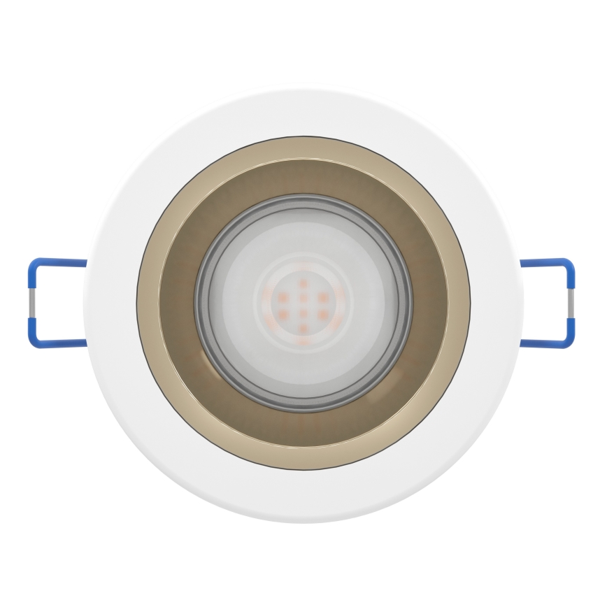 Eglo - Dimmbare LED-Deckeneinbauleuchte für Badezimmer LED/4,8W/230V 2700/4000/6500K IP44 weiß/gold