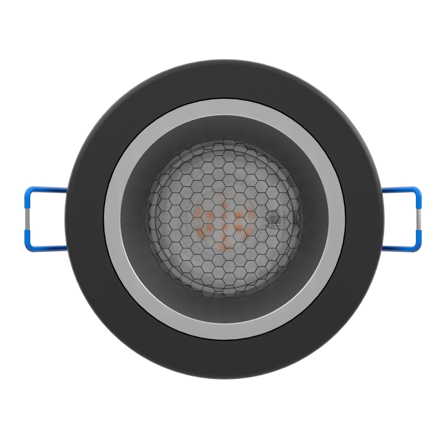 Eglo - LED RGBW dimmbare Einbauleuchte für Badezimmer LED/4,8W/230V 2700-6500K IP44 schwarz