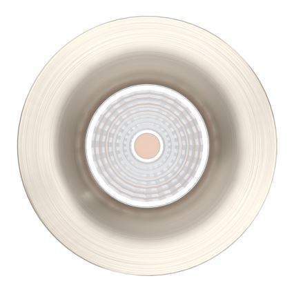 Eglo - 3er-Set dimmbarer LED-Einbauleuchten LED/6,4W/230V Ø 8,8 cm mattchrom