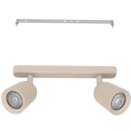 Eglo - Spotleuchte 2xGU10/10W/230V beige
