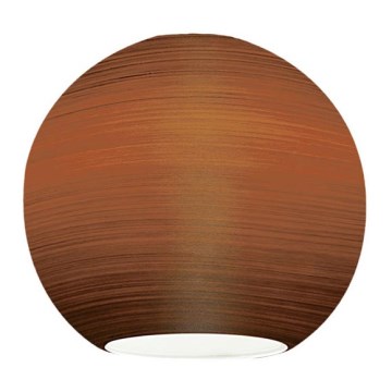 EGLO 90251 - Ersatzglas für Hängeleuchte, Tischleuchte, Deckenleuchte und Strahler MY CHOICE E14 d 9 cm braun gewischt