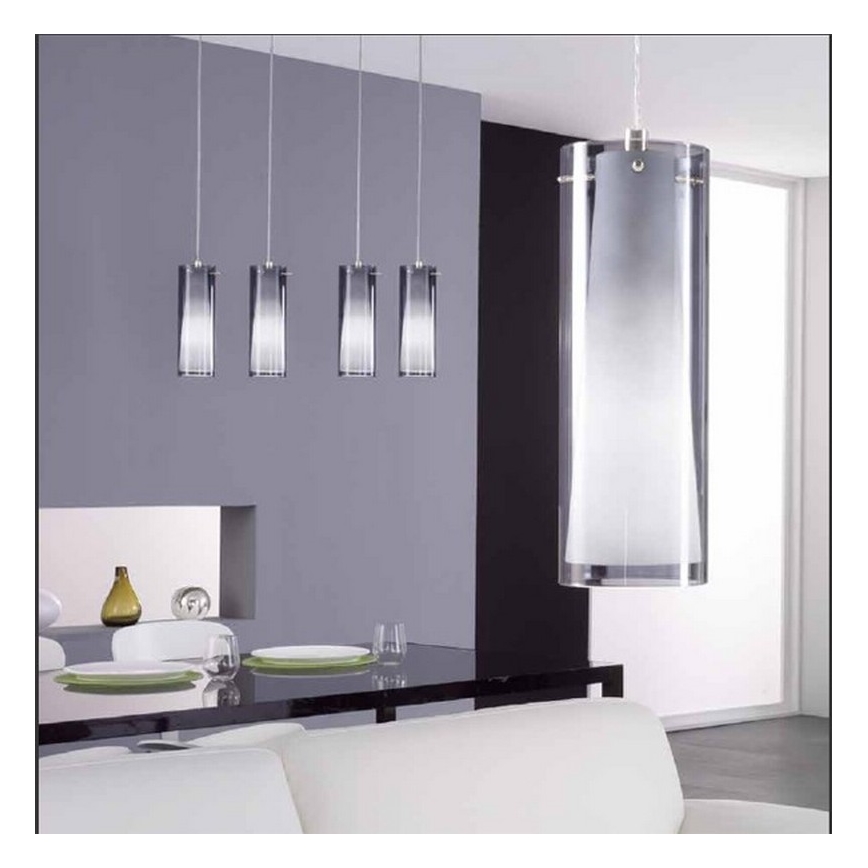 EGLO 90304 - Lustr závěsný PINTO NERO 1 x E27/60W kouřová