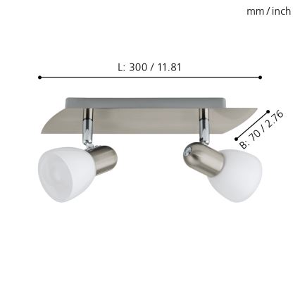 Eglo - Rampenlicht 2xE14/40W