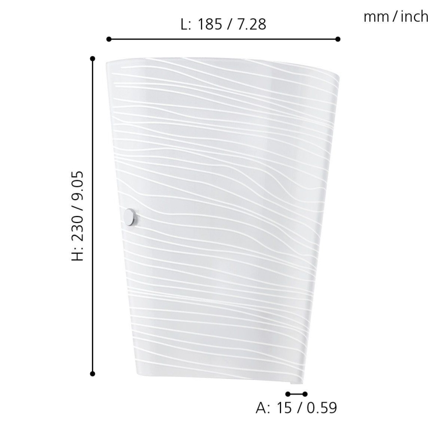 Eglo - Wandleuchte 1xE27/60W/230V