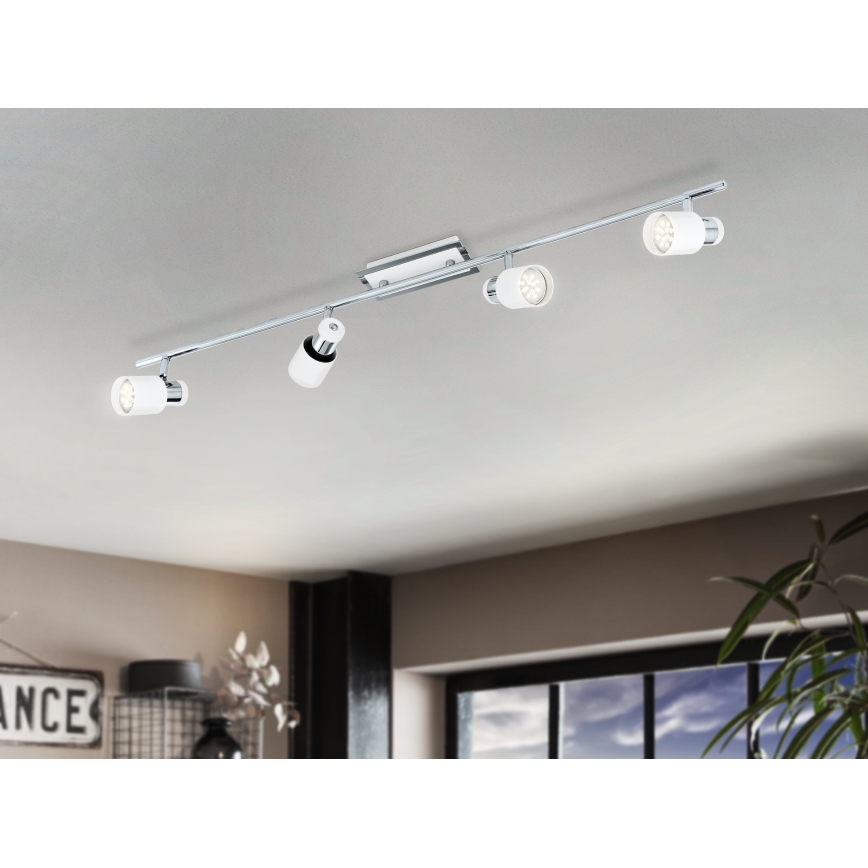 Eglo - LED-Spotleuchte 4xGU10-LED/5W/230V