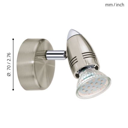 Eglo - LED-Spotleuchte 1xGU10/3W/230V
