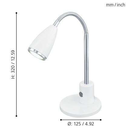 Eglo - Tischleuchte 1xGU10/3W/230V