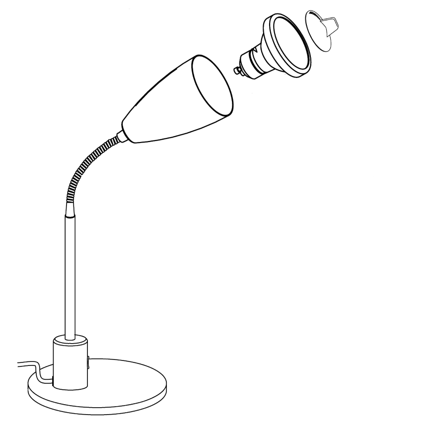 Eglo - Tischleuchte 1xGU10/3W/230V