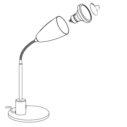 Eglo - LED-Tischleuchte 1xGU10/3W/230V