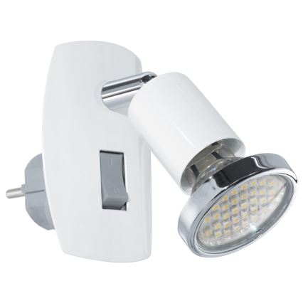 Eglo - LED-Steckdosenleuchte 1xGU10-LED/3W/230V
