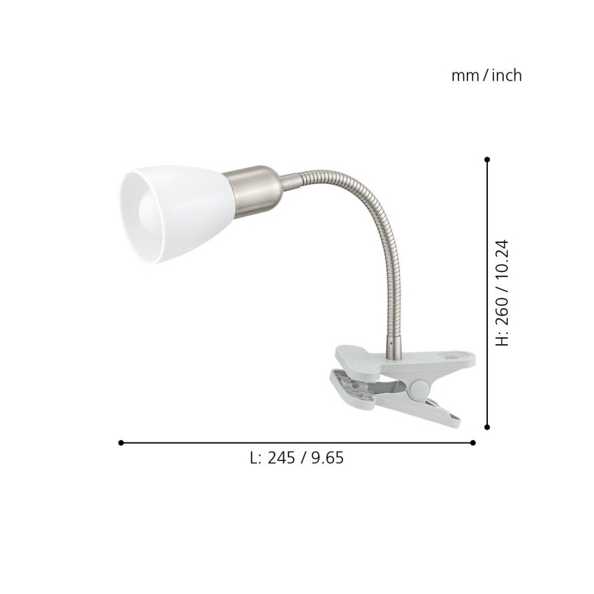Eglo - LED-Leuchte mit Klemme 1xE14-LED/4W/230V