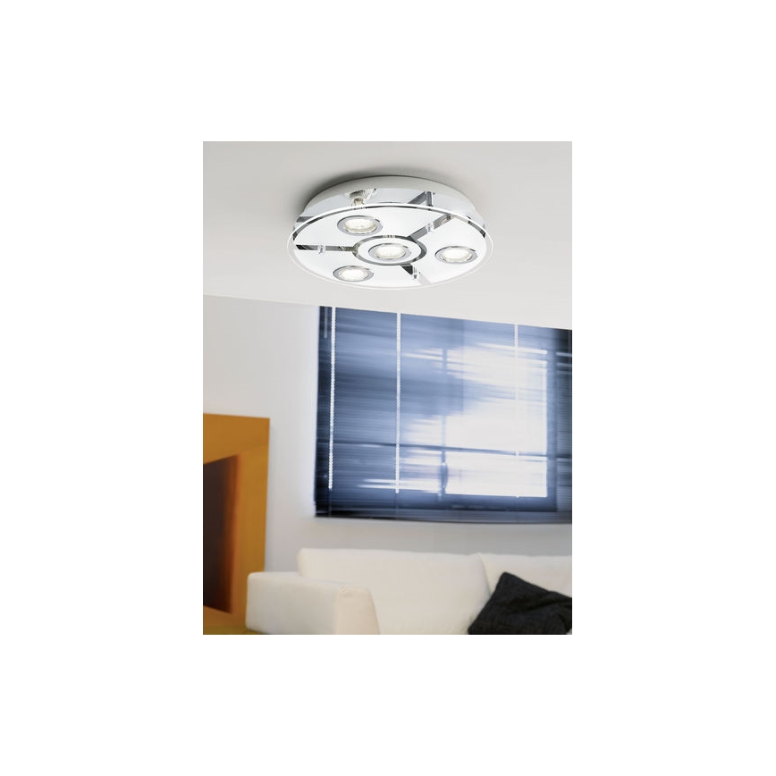 EGLO 93107 - LED Stropní svítidlo CABO 4xGU10/3W LED