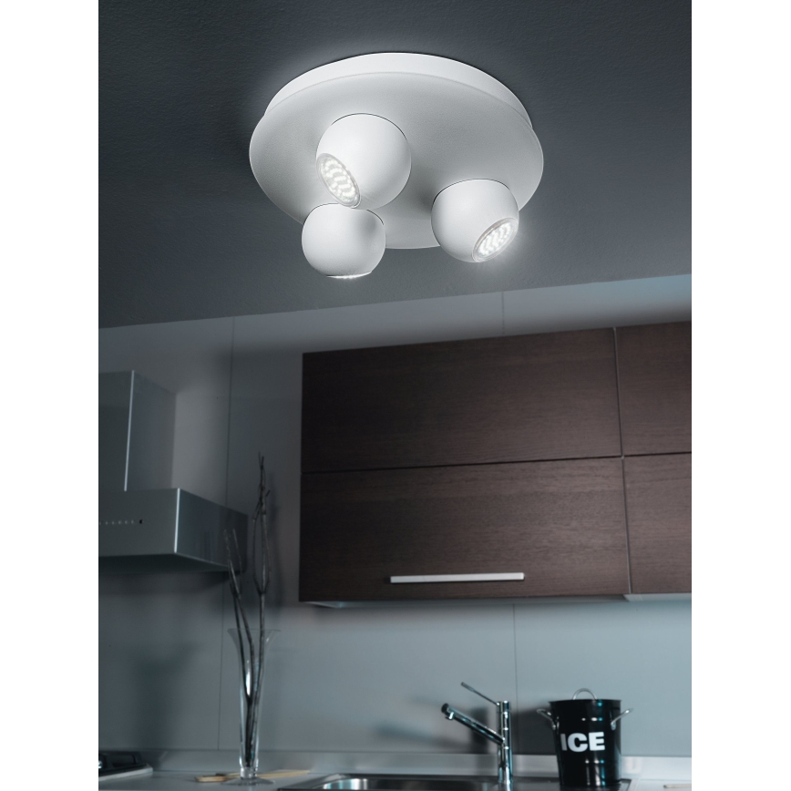 Eglo 93169 - LED-Strahler NORBELLO 3 3xGU10/5W/230V