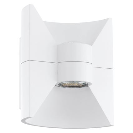 Eglo 93367 - LED-Außenwandleuchte REDONDO Weiß 2xLED-SMD/2,5W/230V IP44