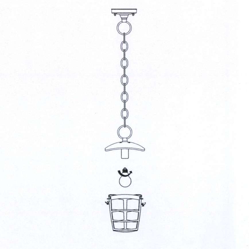 Eglo 93406 - LED-Außenleuchte ALORIA 1xE27/8,5W/230V IP44